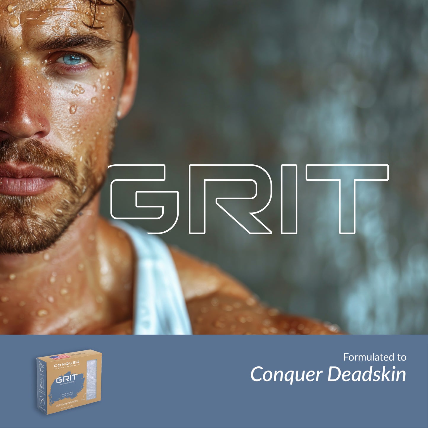 Men's Bar Soap - Grit Exfoliation Bar