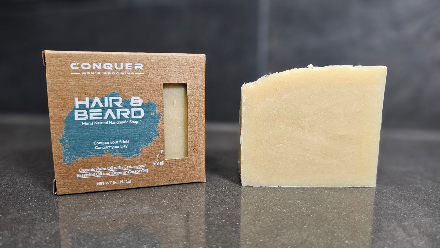 Men's Bar Soap - Hair & Beard